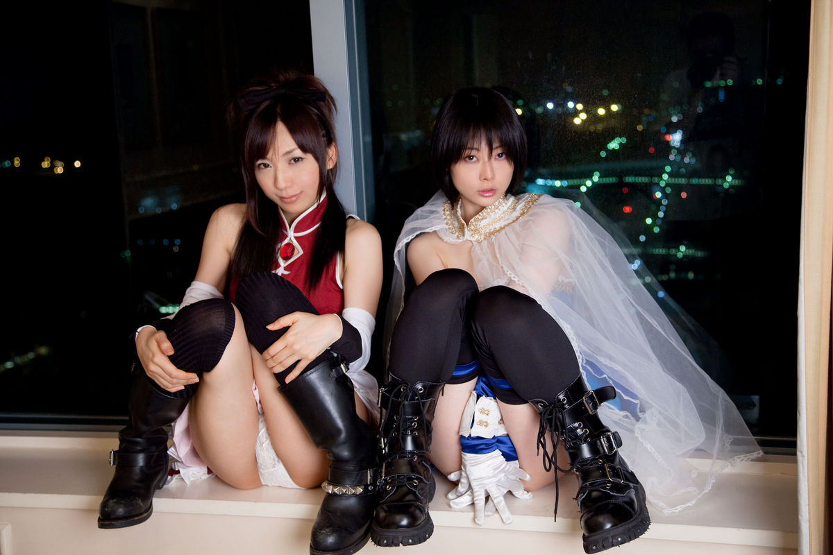 (C80) (コスプレ)   Sayaka and Kyoko  CosPlay制服诱惑套图